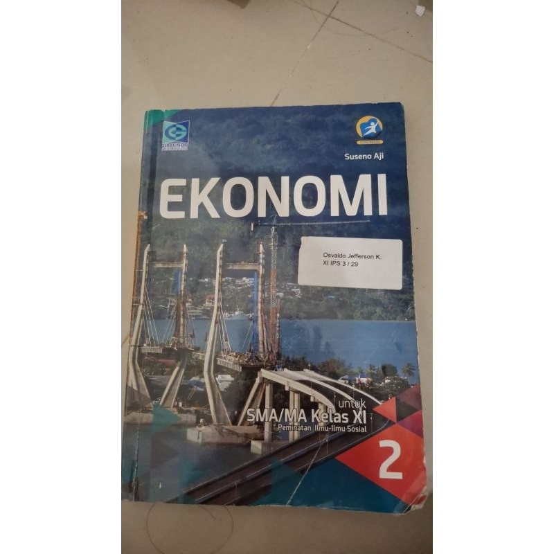 Buku paket ekonomi kelas 11/XI Grafindo suseno aji
