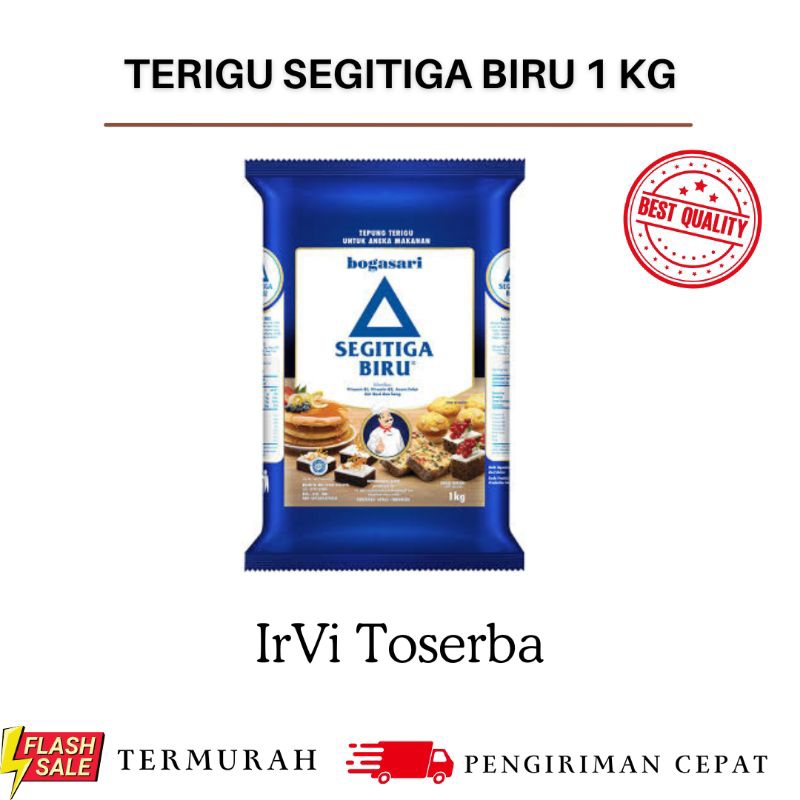 

TERIGU SEGITIGA BIRU 1 KG TERMURAH!