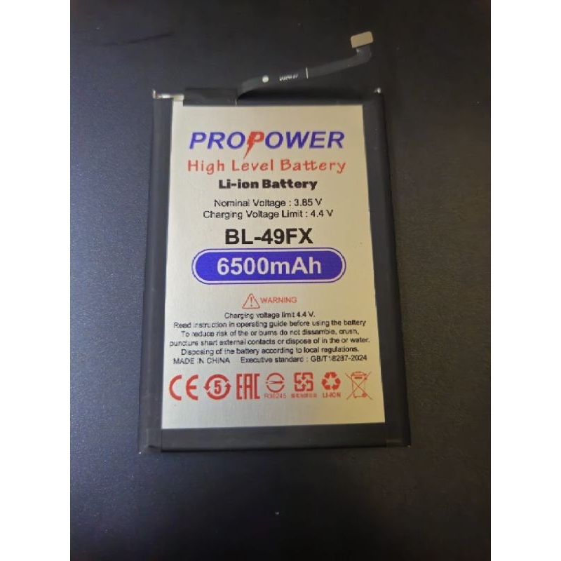 BATERAI PROPOWER INFINIX BL-49FX  HOT 8 / HOT 9 / SMART 6 DOUBLE POWER NEW BATRE