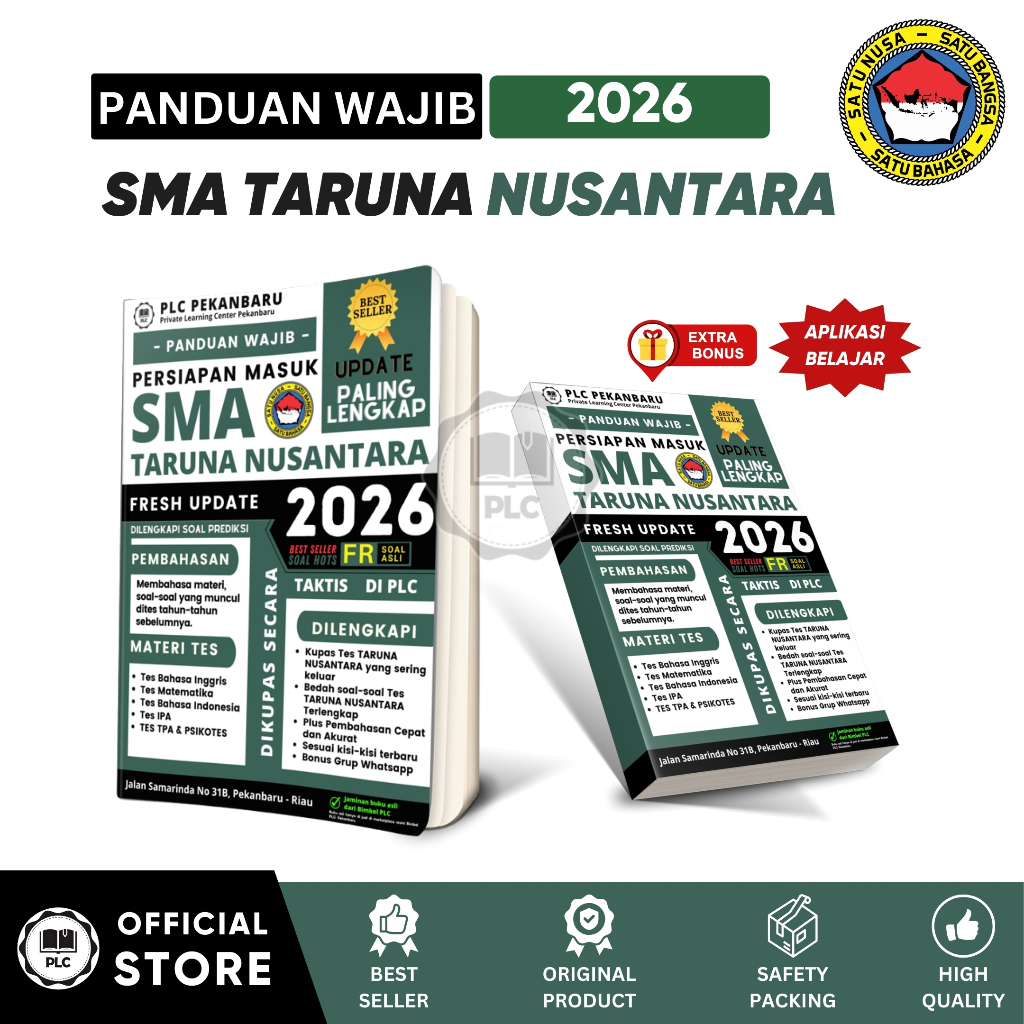 Buku Tes SMA Taruna Nusantara 2026 Buku Taruna Nusantara 2026 Buku Masuk SMA Taruna Nusantara
