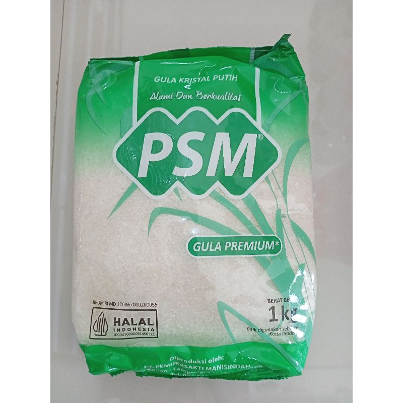 

gula pasir PSM kemasan 1kg