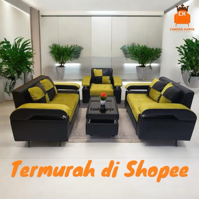 Sofa 2 2 1 Kursi Tamu Modern Ruang Tamu Minimalis Terbaru