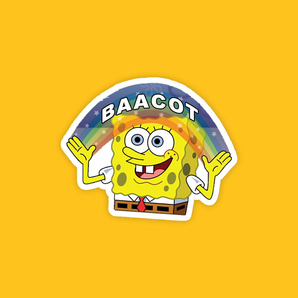 

Spongebob Baacot - Vinyl Sticker Waterproof