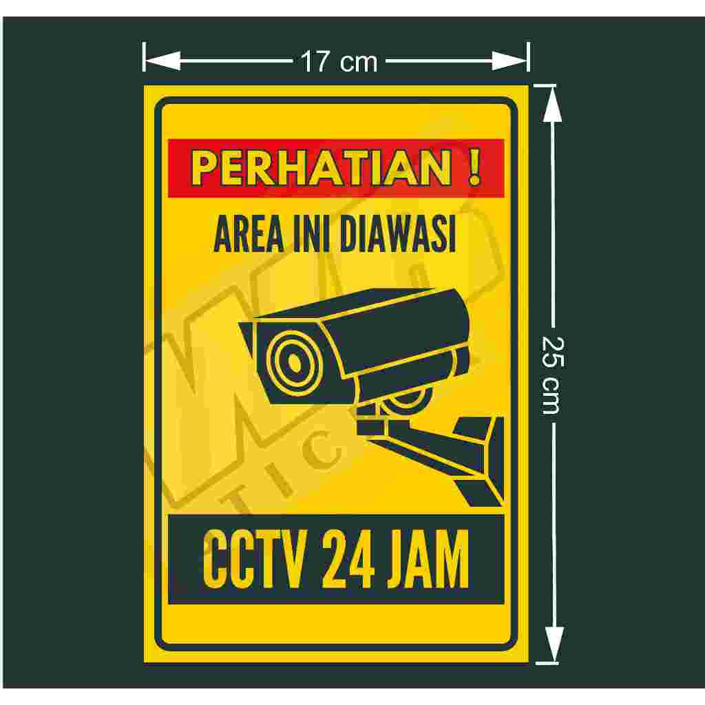 Stiker CCTV anti air untuk Sticker Rumah murah