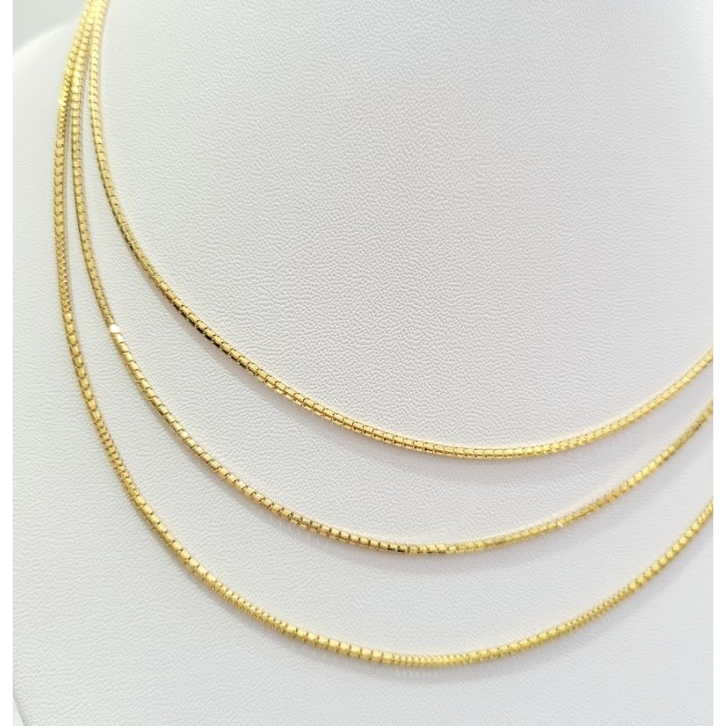 Kalung Emas Asli Milano ice Gold 9k