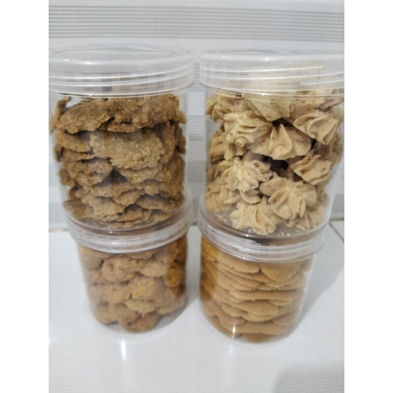 

Kue Kering Paket 4: Cornflakes, Lidah Kucing, Rentak Keju, Oat Meal Crackers - Kue Kering Homemade Gurih Renyah Enak Nikmat