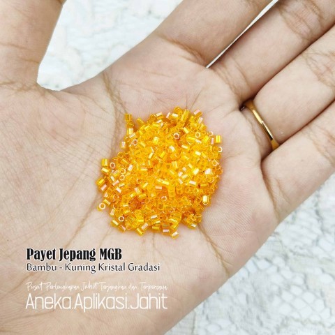 50 GRAM PAYET JEPANG MGB BAMBU PASIR KUNING KRISTAL GRADASI 535