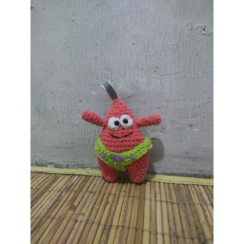 amigurumi boneka rajut patrick star