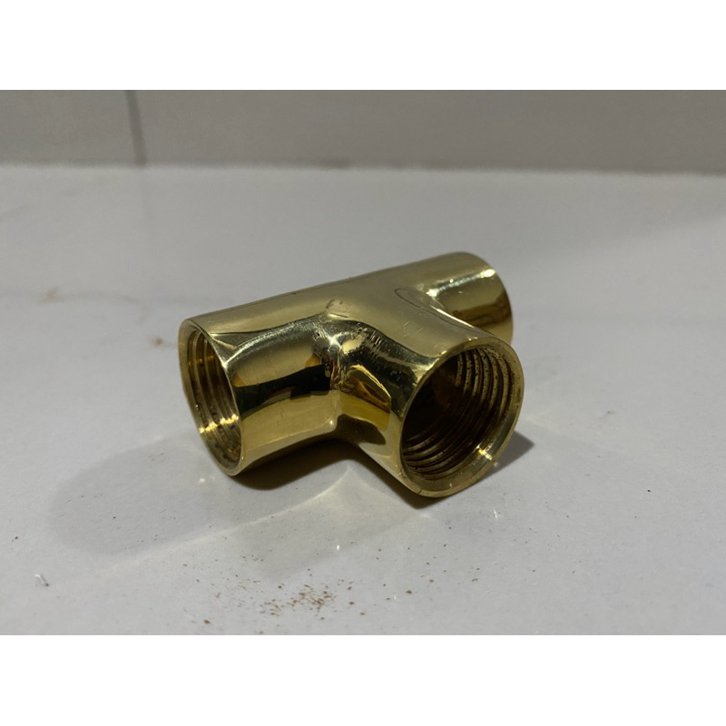 Napel T Drat dalam Kuningan 1/2” inch