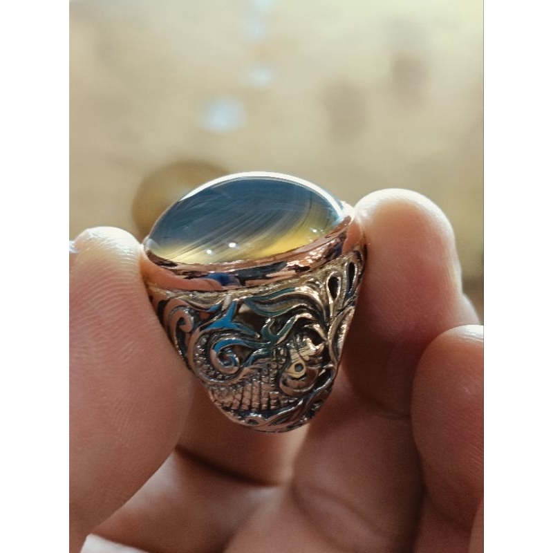 2 batu akik combong dan raflesia