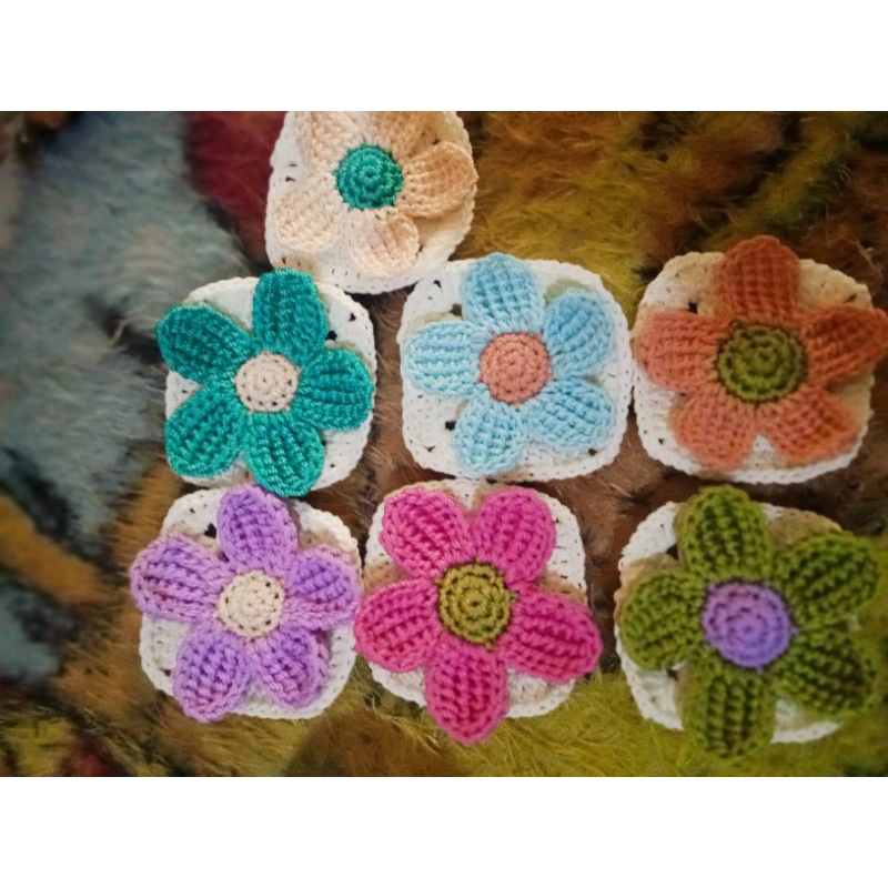 aplikasi rajut granny daisy