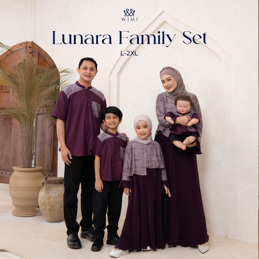 Lunara Series - Burgundy | Family Set