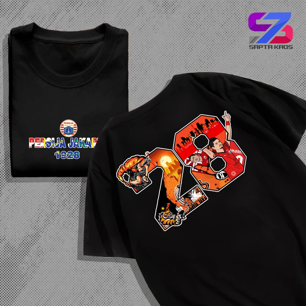 SPT365 KAOS PERSIJA JAKARTA Tshirt TIM PERSIJA KAOS DISTRO SEPAK BOLA UNTUK PRIA DAN WANITA