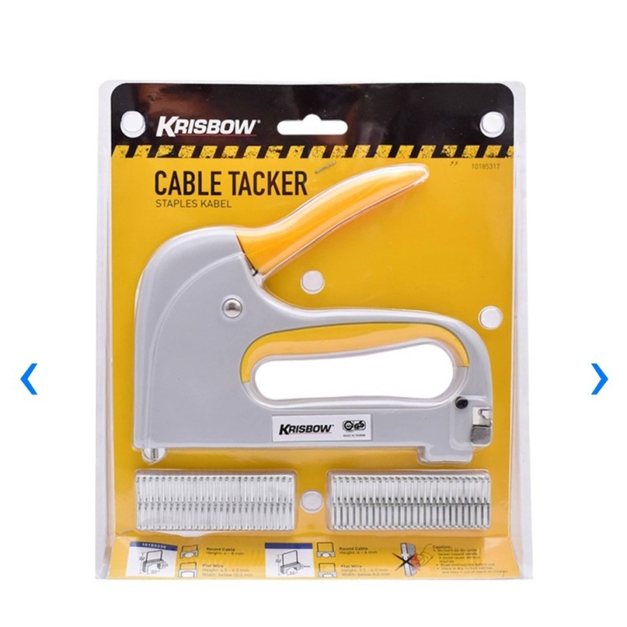 

Krisbow Stapler Cable Tacker