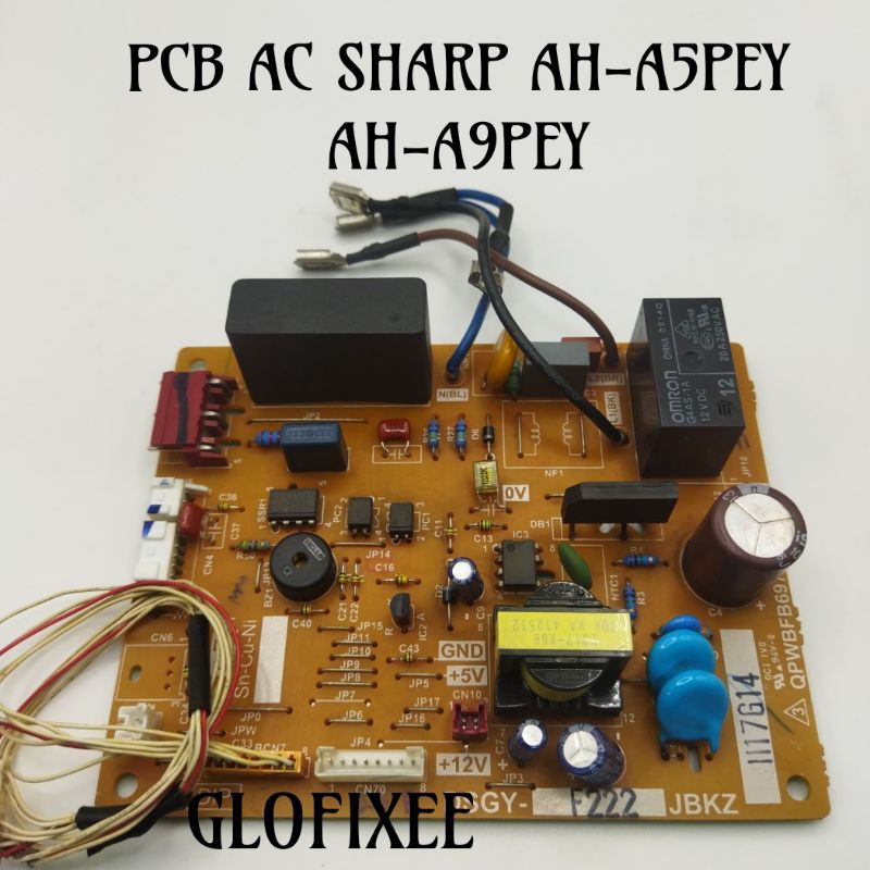 PCB AC SHARP MODUL AC SHARP SERI QPWBFB697ZZ AH-A5PEY AH-A9PEY