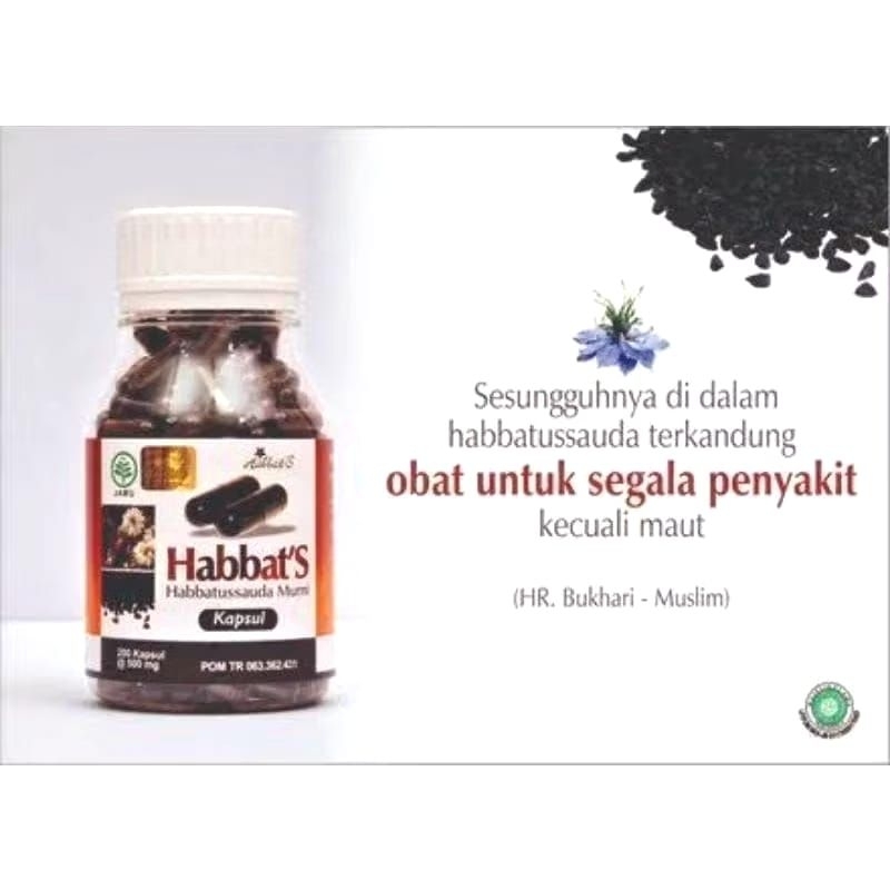 Habbats serbuk 200 kapsul