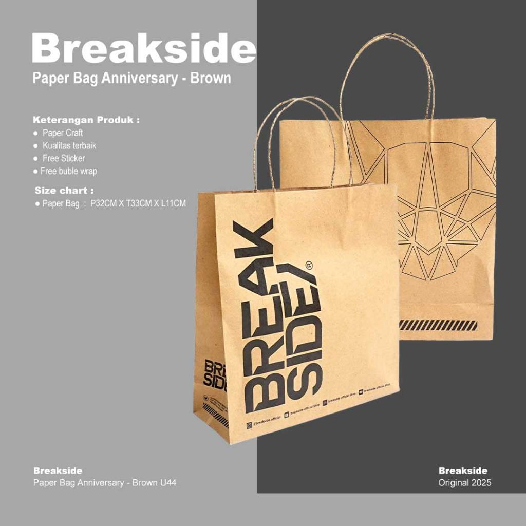 

Breakside Paper Bag Anniversary - Brown