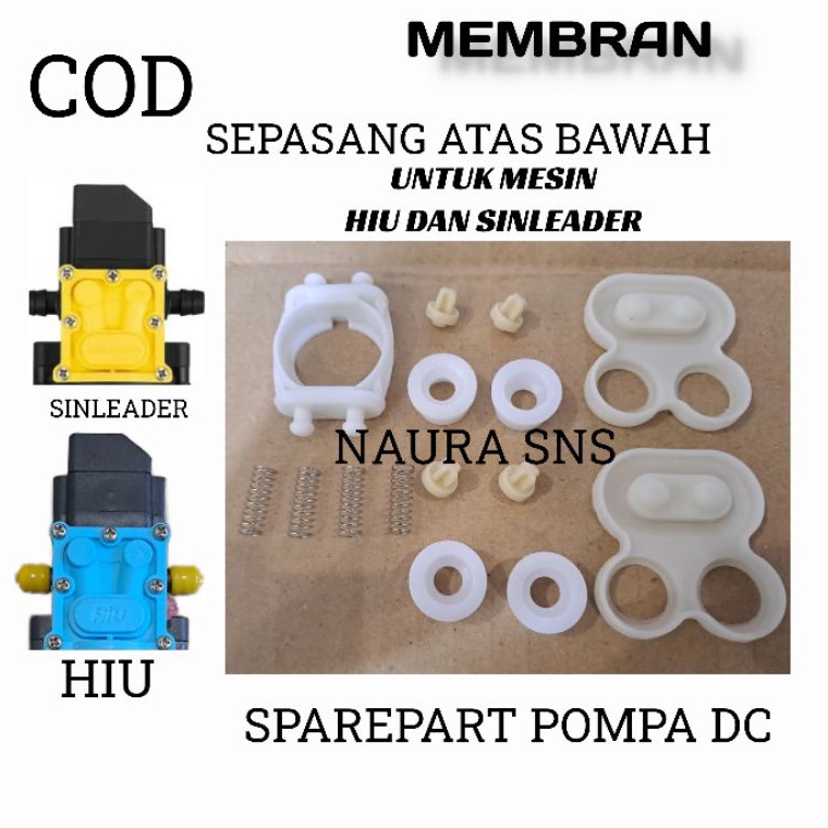 Terbatas Membran pompa Dc 12volt Hiu dan Sinleader Sparepart Dinamo Pompa Sprayer