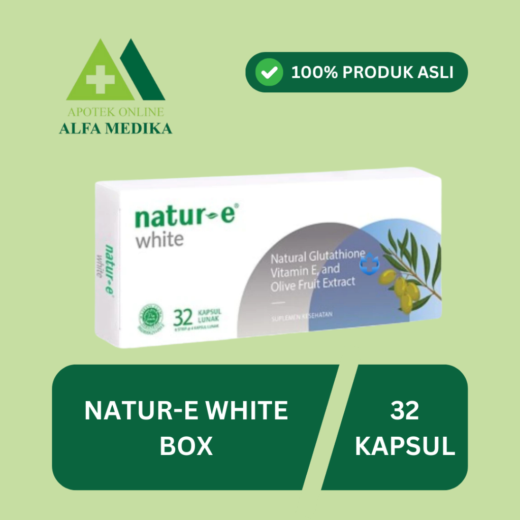NATUR-E WHITE 32 KAPSUL LUNAK / NATUR-E WHITENING