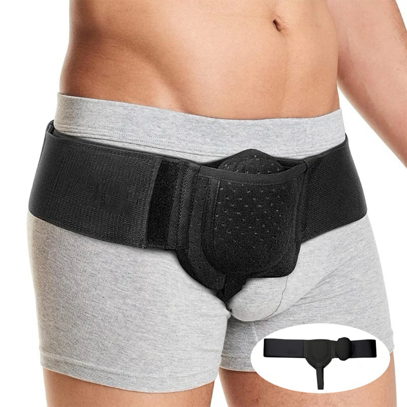 Sabuk Hernia/Sabuk Hernia Pria Dewasa/Sabuk Hernia Bernapas/Sabuk Perawatan Hernia/Mendukung Pereda 