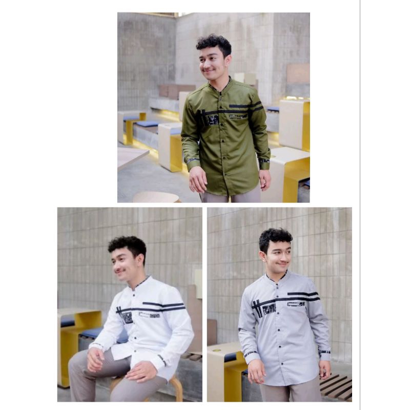 KoKo Hadroh Koko lengan panjang az Zahir putih