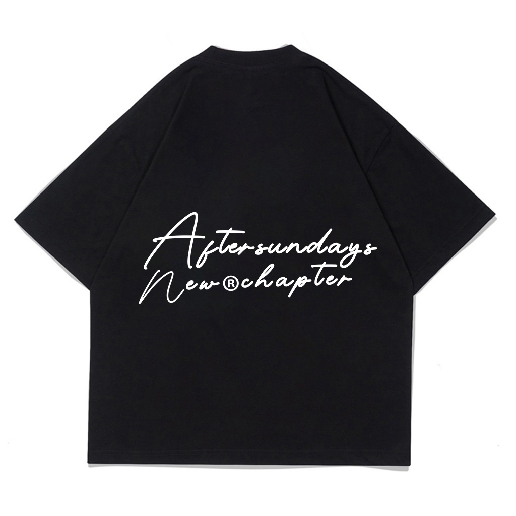 T-SHIRT OVERSIZE NEW Kaos Oversize Pria Katun Sablon Plastisol Nyaman Dipakai Sehari-hari | NEW CHAP