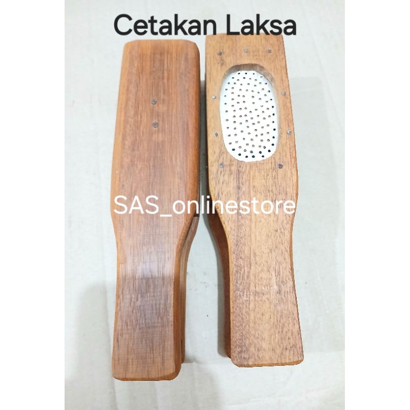 Cetakan Laksa Ulin Asli/Alat Tuangan Laksa Kayu Ulin Tebal