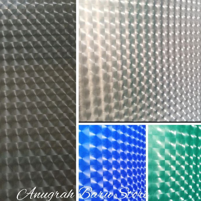 Bonus Fiber pagar plastik penutup pagar motif 3 Dimensi