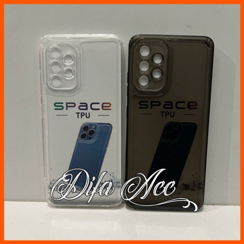 SAMSUNG A32 4G / A32 5G case hitam bening clear black Silikon Soft Case TPU Kristal Bening Tahan Ban