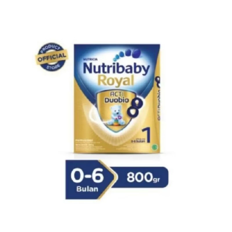 Nutribaby Royal 1 Susu Formula Bayi 0-6 Bulan 800gr // Nutribaby Royal 1 Formula Bayi Bubuk 800 GR -
