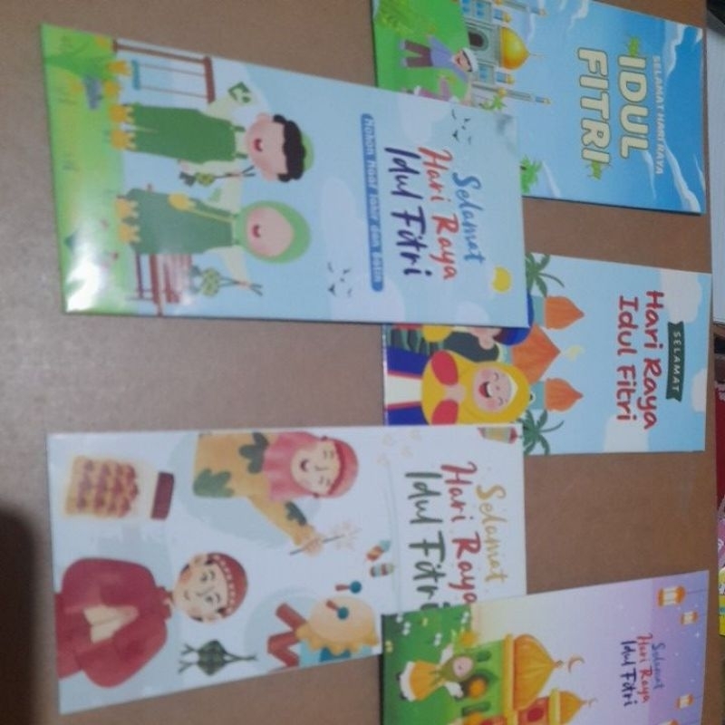 

amplop lebaran jumbo kartun isi 10 pcs