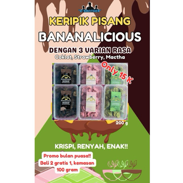 

KERIPIK PISANG ANEKA RASA BANANALICIOUS PROMO RAMADHAN BELI 2 GRATIS 1 mo