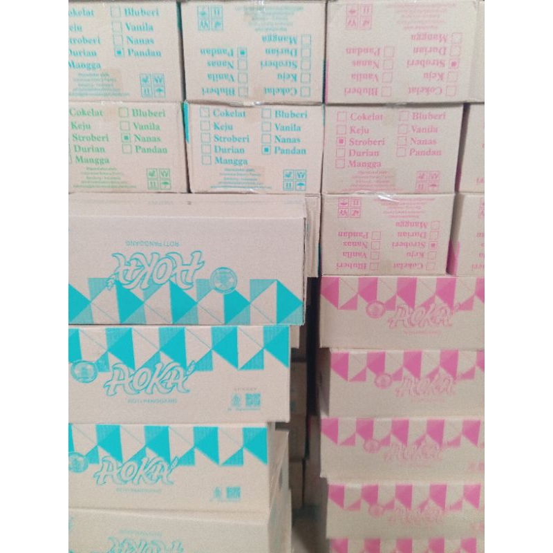 

Roti Aoka 1 dus Isi 60 pcs