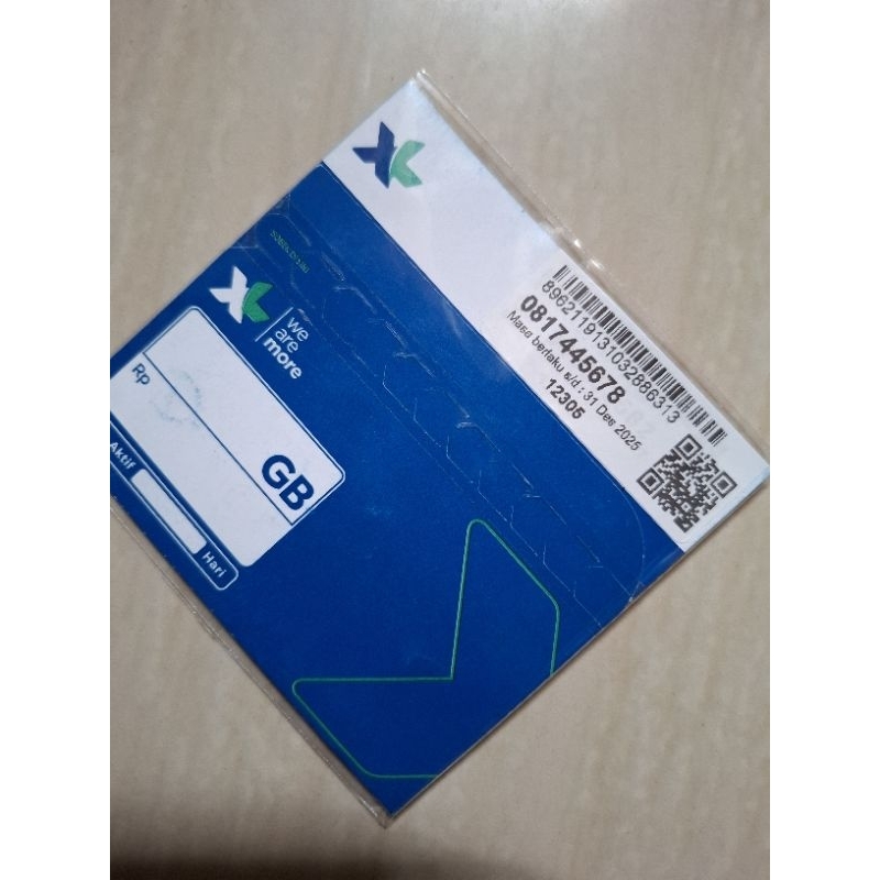 XL 10 Digit Prabayar 0817 445678