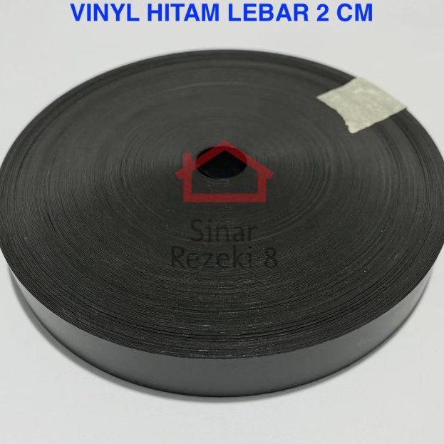 Terbatas 2 mm Edging HITAM  Vl Vynil Dof Dop PVC Edging taco Plimir Roll Vinyl