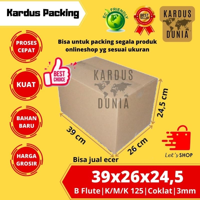 

kardus packing box UK 39x26x24.5cm