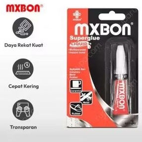 

SUPER GLUE LIQUID MXBON 3 ML CLEAR