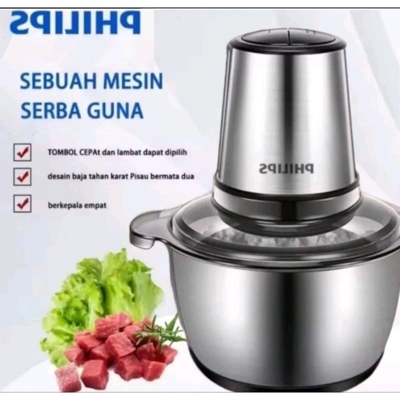 BEST SELLER COOPER PHILIPS PENGGILING DAGING ELECTRIC 2L TYPE PHILIPS 3401 SUPER THE BEST