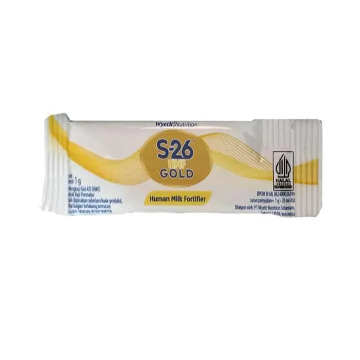 S-26 HMF GOLD HUMAN MILK FORTIFIER 1 SACHET S26 GOLD HMF PELENGKAP ASI