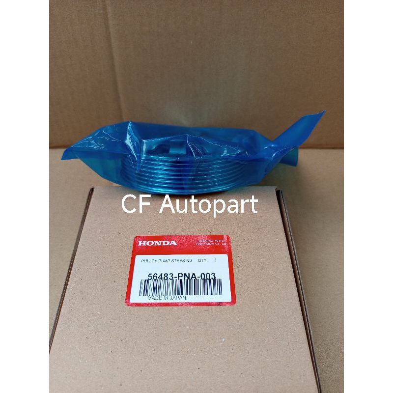 Pulley Pully Poli Puli Pompa Power Steering Honda CRV Gen 2 3 Stream 2.0 Civic Odyssey Original