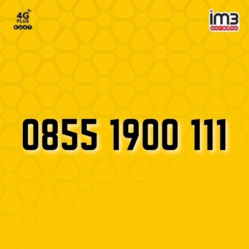 NOMOR CANTIK INDOSAT 11 DIGIT EKOR TRIPLE