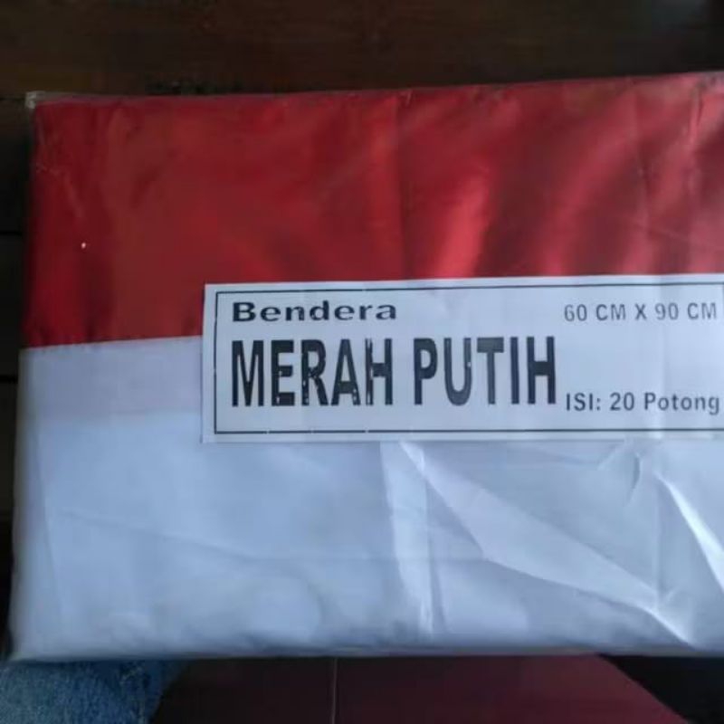 BENDERA MERAH PUTIH UK 60x90 / Bendera Rumah / Bendera Merah Putih