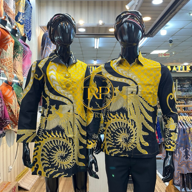 Baju Batik Tunik | Seragam Batik Guru | Batik Couple Elegan | Atasan Batik Wanita | Bahan Katun Solo