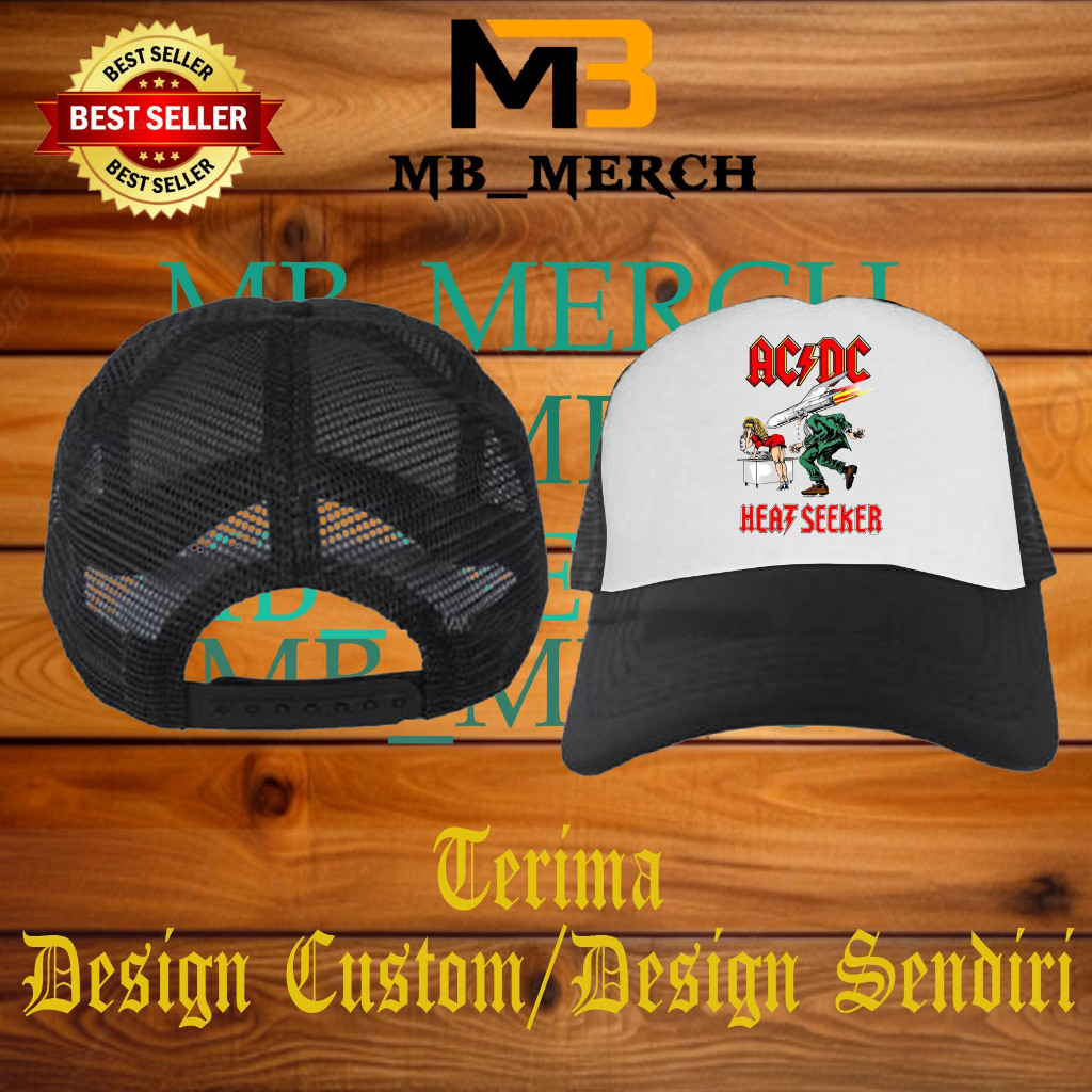 Topi Trucker/Topi Jaring ACDC Keren Pria Wanita ACDC MB_MERCH