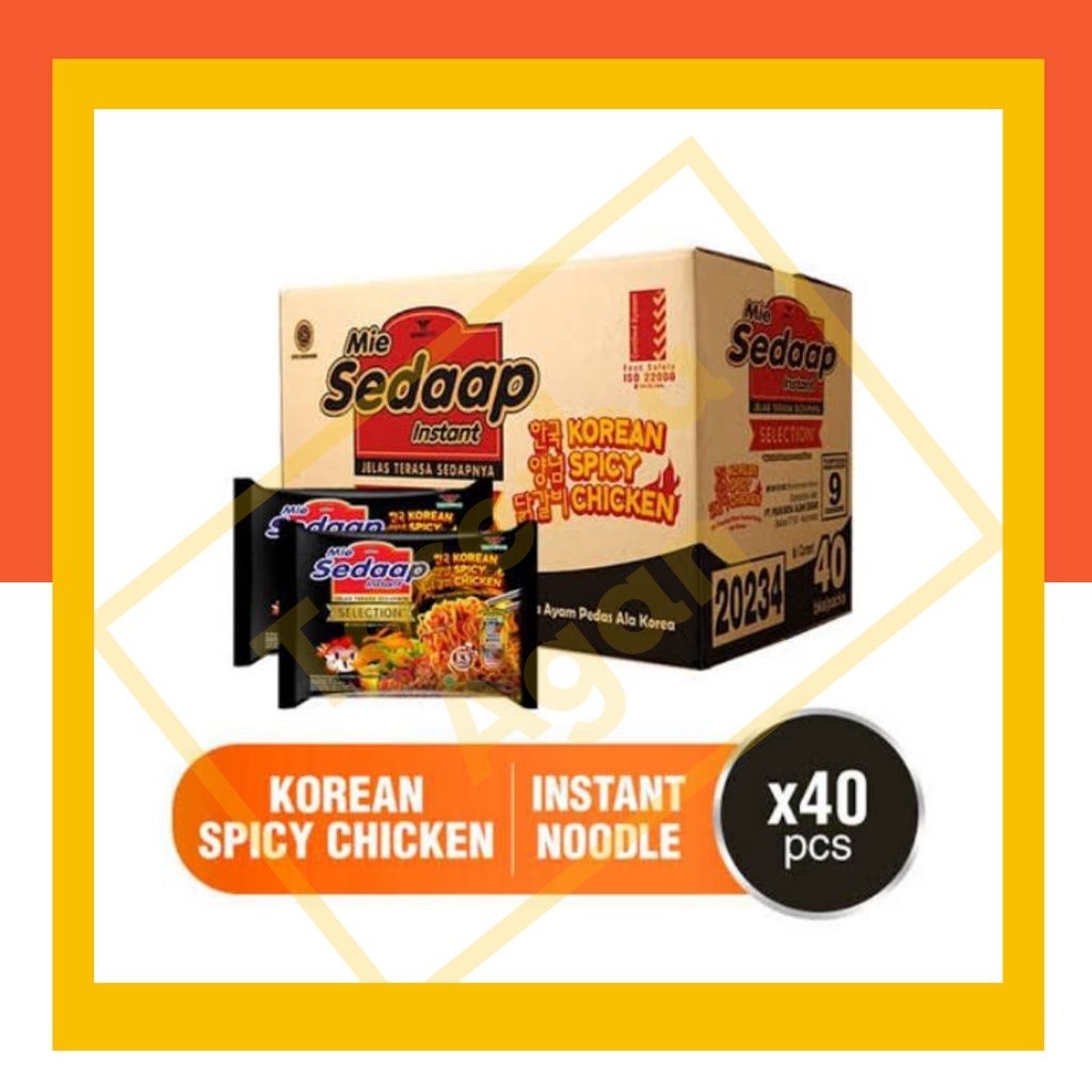 

RYS Sedaap Korean Spicy Chicken 40 pcs Sekarton