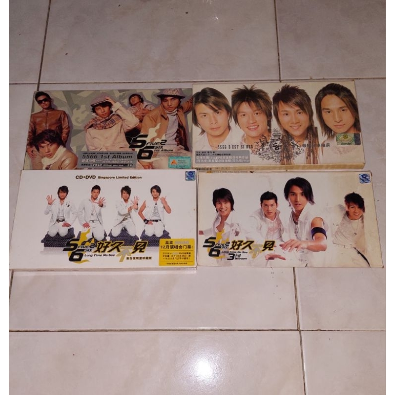 cd, vcd, dvd 5566 album 1st Album / C'est Si Bon Best (2) / 3rd Album Long Time No See (1) / 3rd Alb