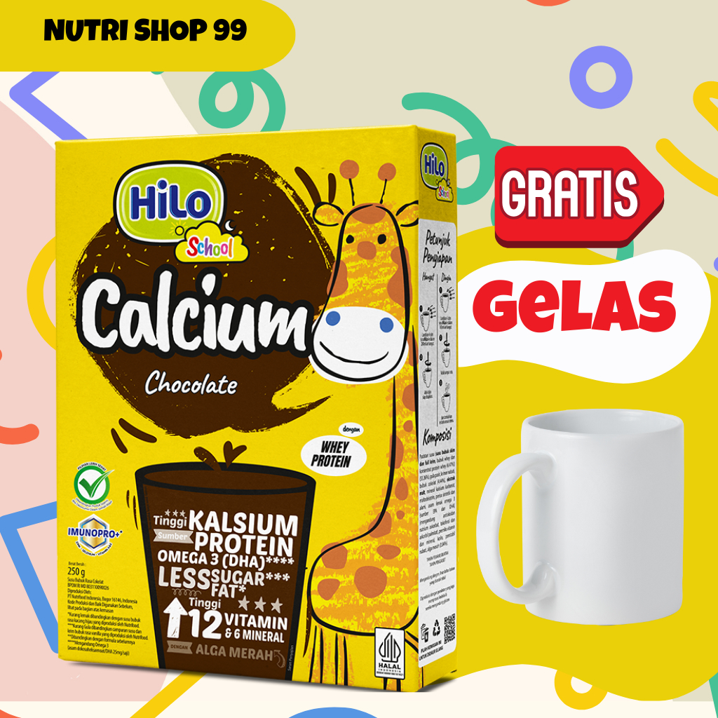 

HILO SCHOOL COKLAT GRATIS GELAS - SUSU TINGGI KALSIUM
