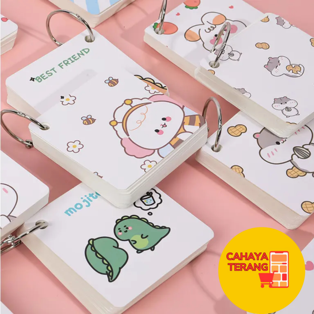 

CT 80 LEMBAR NOTEBOOK RING GANTUNG / STICKY NOTE LUCU BUKU NOTE GANTUNG KARAKTER LUCU NOTEPAD DENGAN GANTUNGAN DIY BOOK 80LEMBAR BUKU CATATAN MEMO KARAKTER