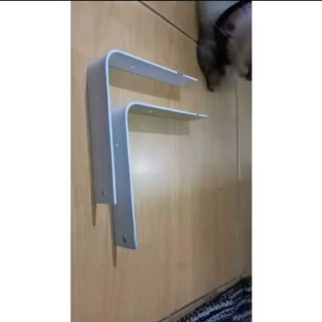 Siku Besi L Penyangga Rak Dinding Siku Penyangga Kayu Ambalan