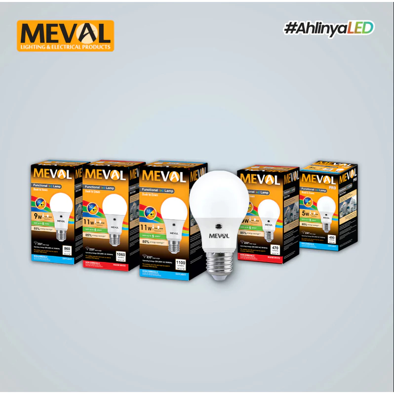 MEVAL Lampu LED Photo Sensor - Putih
